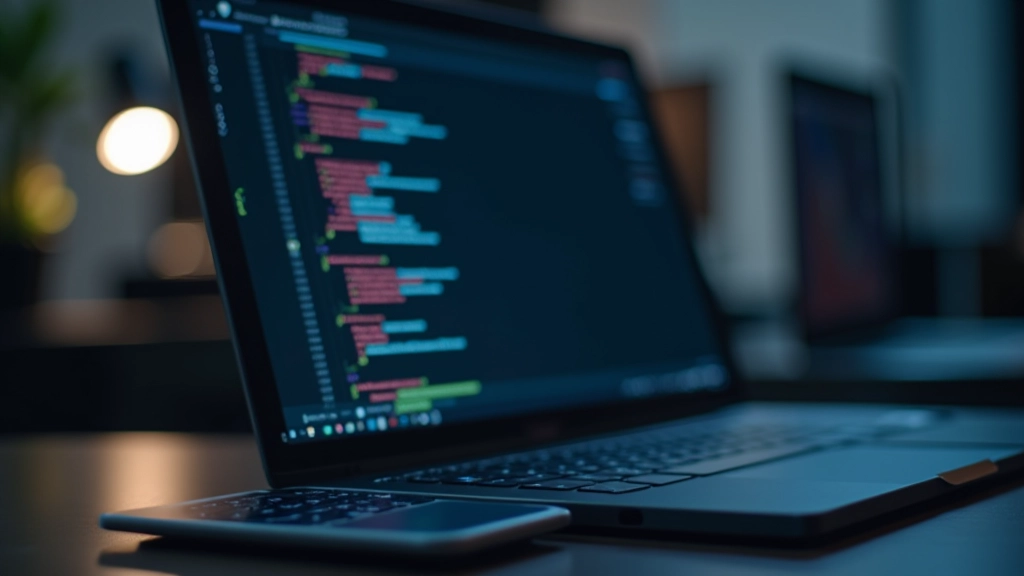 Close-up van SVG code editor met vector icoon shapes en coordinate points zichtbaar op scherm