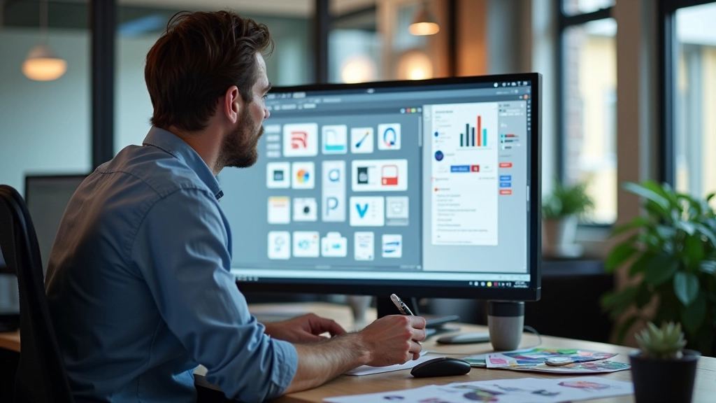 SVG vector iconen ontwerp in modern design systeem