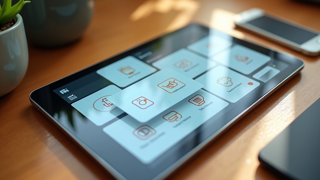 Responsive design testing on multiple devices showing animated SVG icons