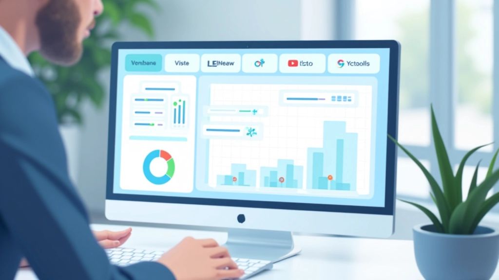 Web interface met geaniceerde SVG iconen en interactieve hover effecten